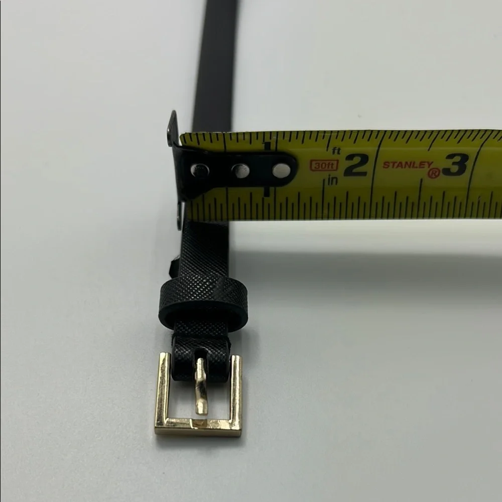 Stanley Black Belt with Gold Buckle